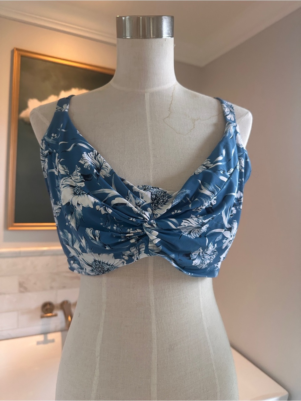 Artesands Fleur Du Champ Monet Soft Cup Underwire Bikini Top.